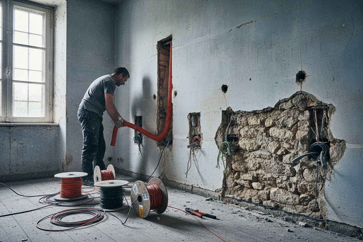 Rénovation électrique complète à Rodez — Maison et Appartement
